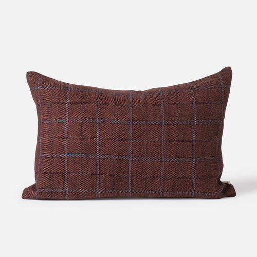 Twill Cushion - Mulberry