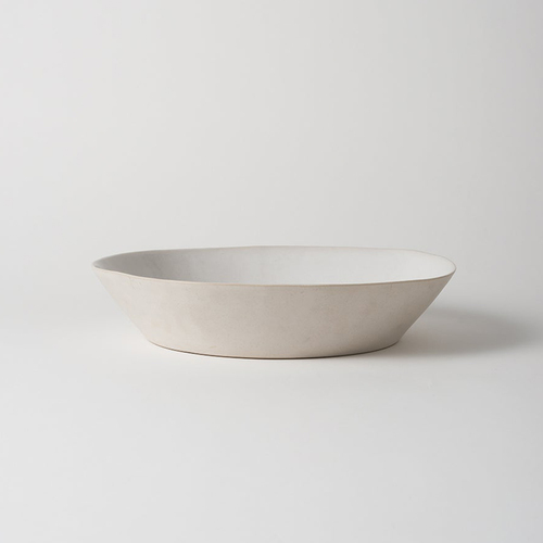 Finch Serving Bowl - White/Natural