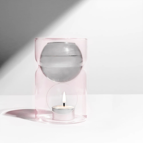 Oil Burner - Pink / Grey