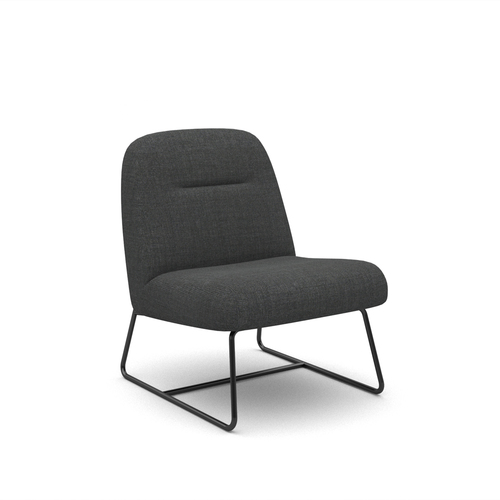 Puffy Lounge Chair - Charcoal Sunday 74