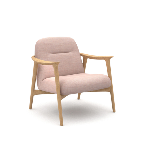 Puffy Timber Armchair - Dusk Silex 87