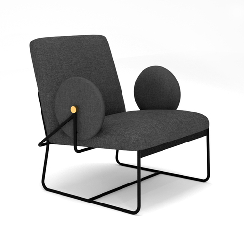  Long Lounge Chair - Charcoal Sunday 74