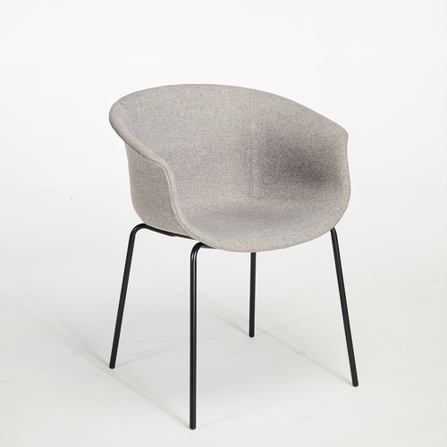 Queen Dining Chair - Grey / Black