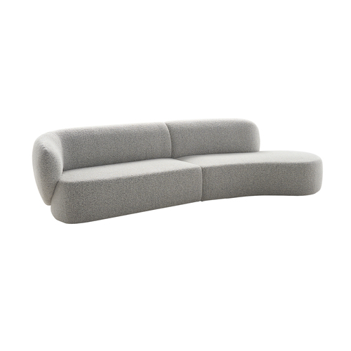 Swell Chaise Sofa - Maya Grey Boucle