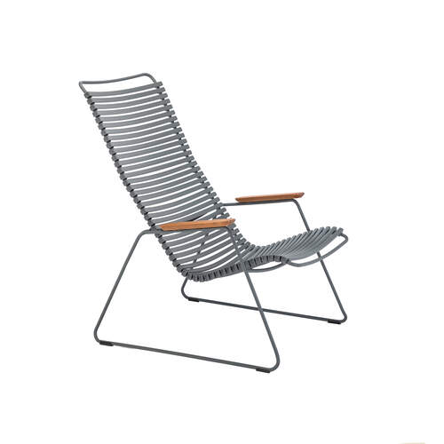 Click Outdoor Lounge Chair -  Dark Grey