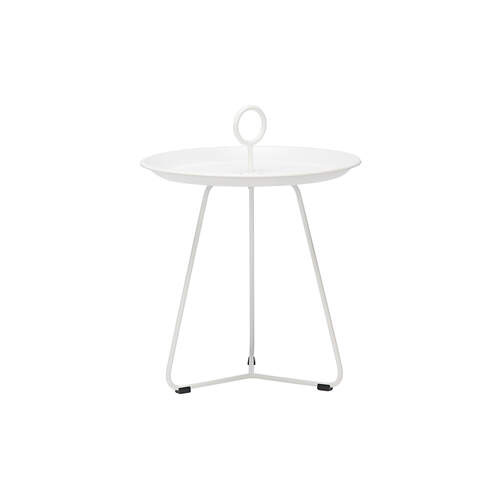 Eyelet Tray Side Table 45cm - White