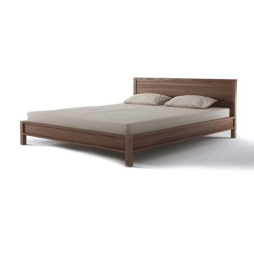 Solid Queen Bed - Teak