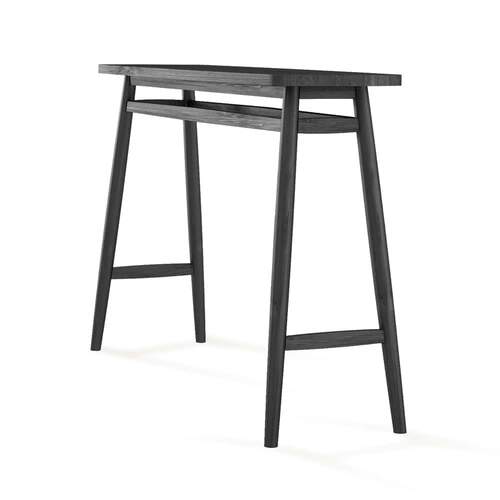 Twist Console Table 120cm - Satin Black