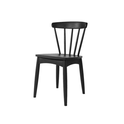 Twist Dining Chair - Satin Black