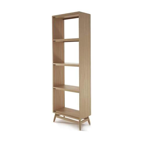 Twist Open Bookcase - Oak