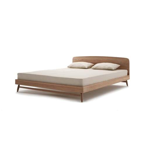 Twist Queen Bed - Teak