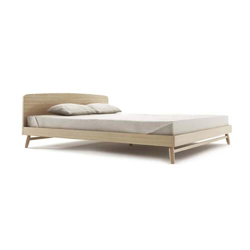 Twist King Bed - Oak