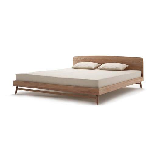 Twist King Bed - Teak