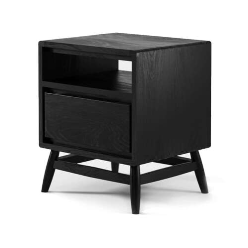 Twist Side Table - Satin Black