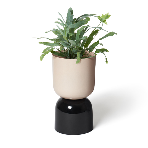 Tone Planter - Sand & Black