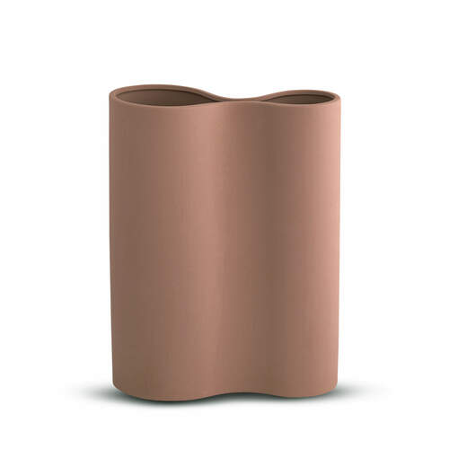 Smooth Infinity Vase Medium - Ochre