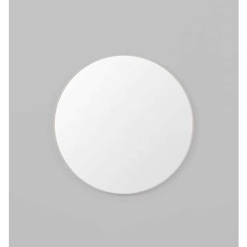 Flynn Round Mirror - Grey