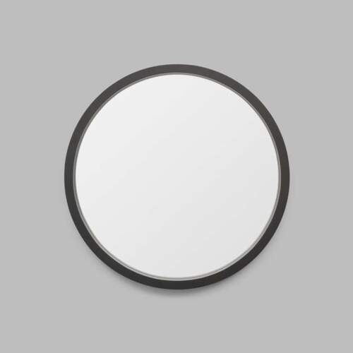 Adel Round Mirror - Black