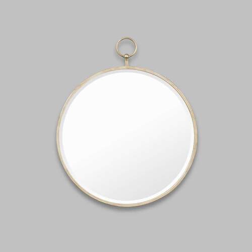 Antique Fob Mirror - Silver