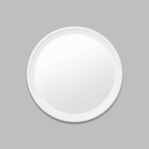 Iona Round Mirror - Bright White