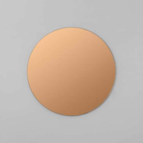 Mira Round Mirror - Rust