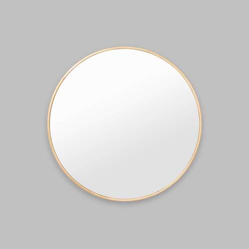 Bella Round Mirror - Brass