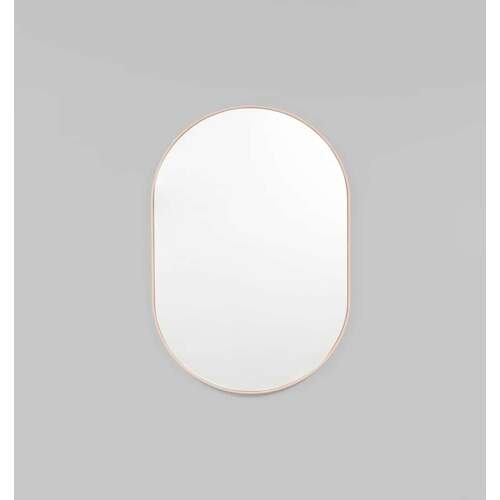 Bjorn Oval Mirror - Powder