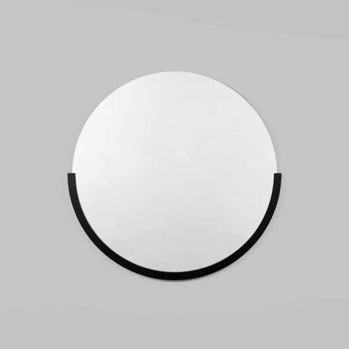 Dawn Round Mirror - Black