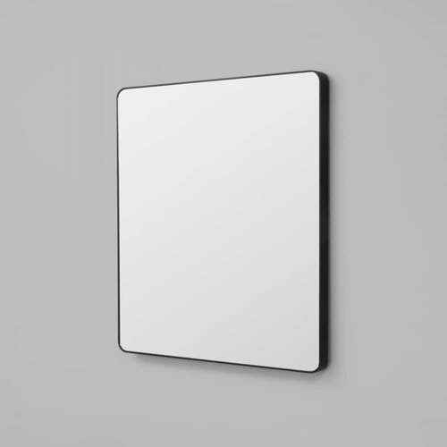 Flynn Curve Rectangle Mirror - Black