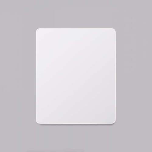 Flynn Curve Rectangle Mirror - Bright White