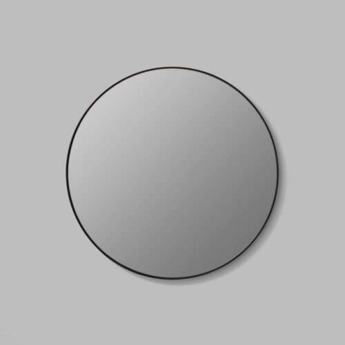 Flynn Round Mirror - Black / Storm