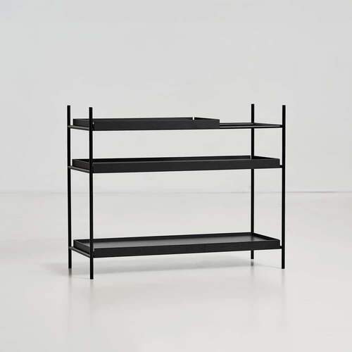 Tray shelf Low - Black